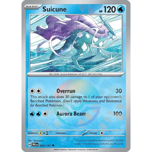 Image for Suicune (Poke Ball Pattern) (024/131) (PRE) - Pokemon