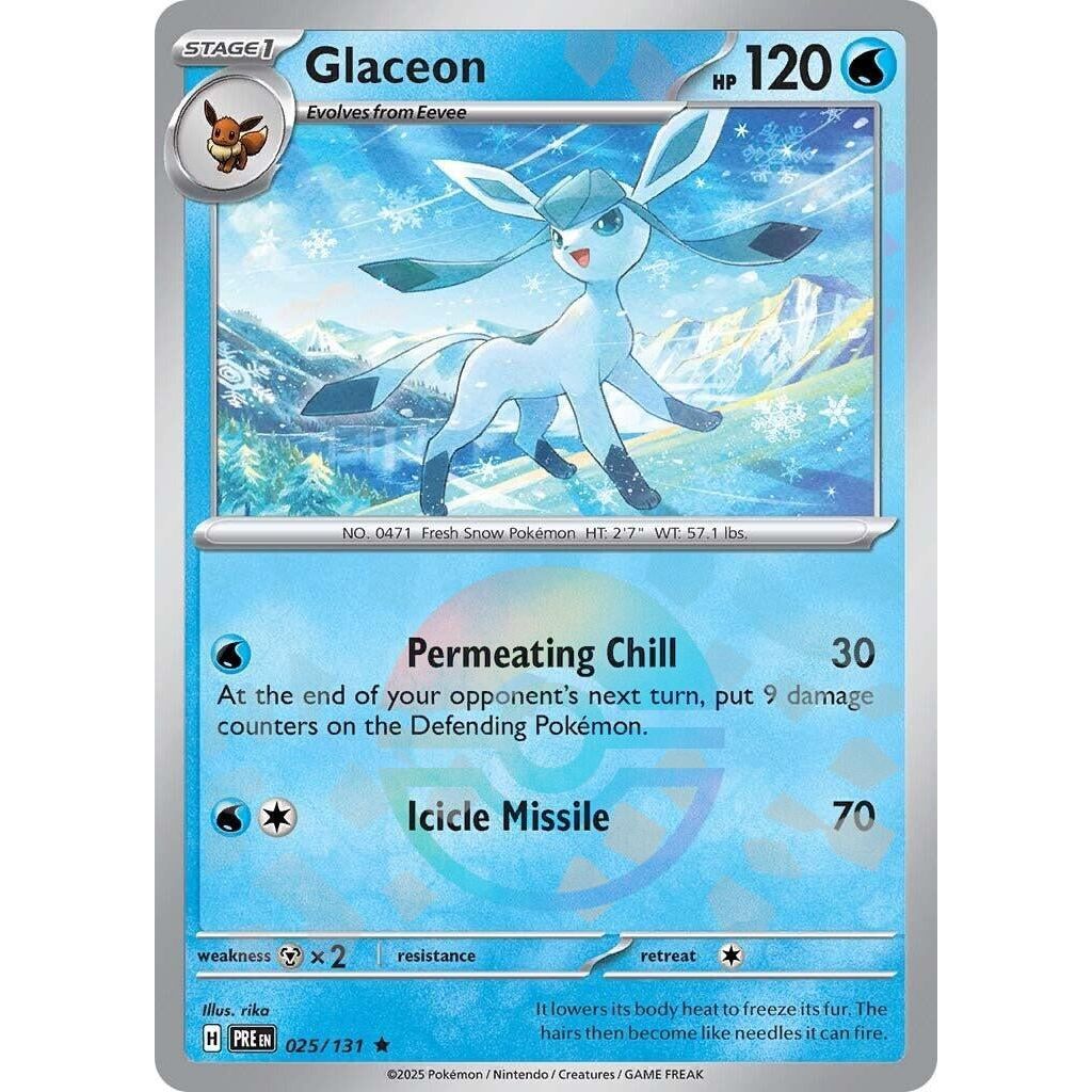 Image for Glaceon (Poke Ball Pattern) (025/131) (PRE) - Pokemon