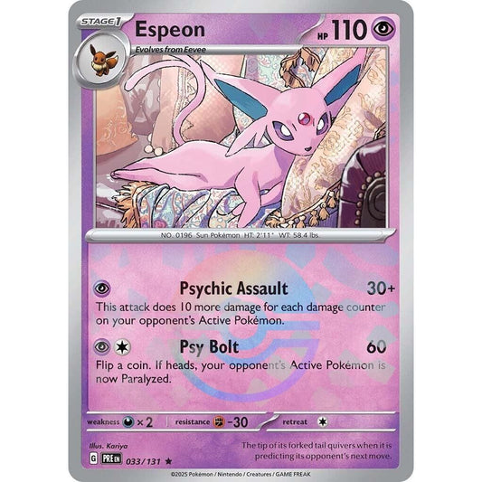 Image for Espeon (Poke Ball Pattern) (033/131) (PRE) - Pokemon