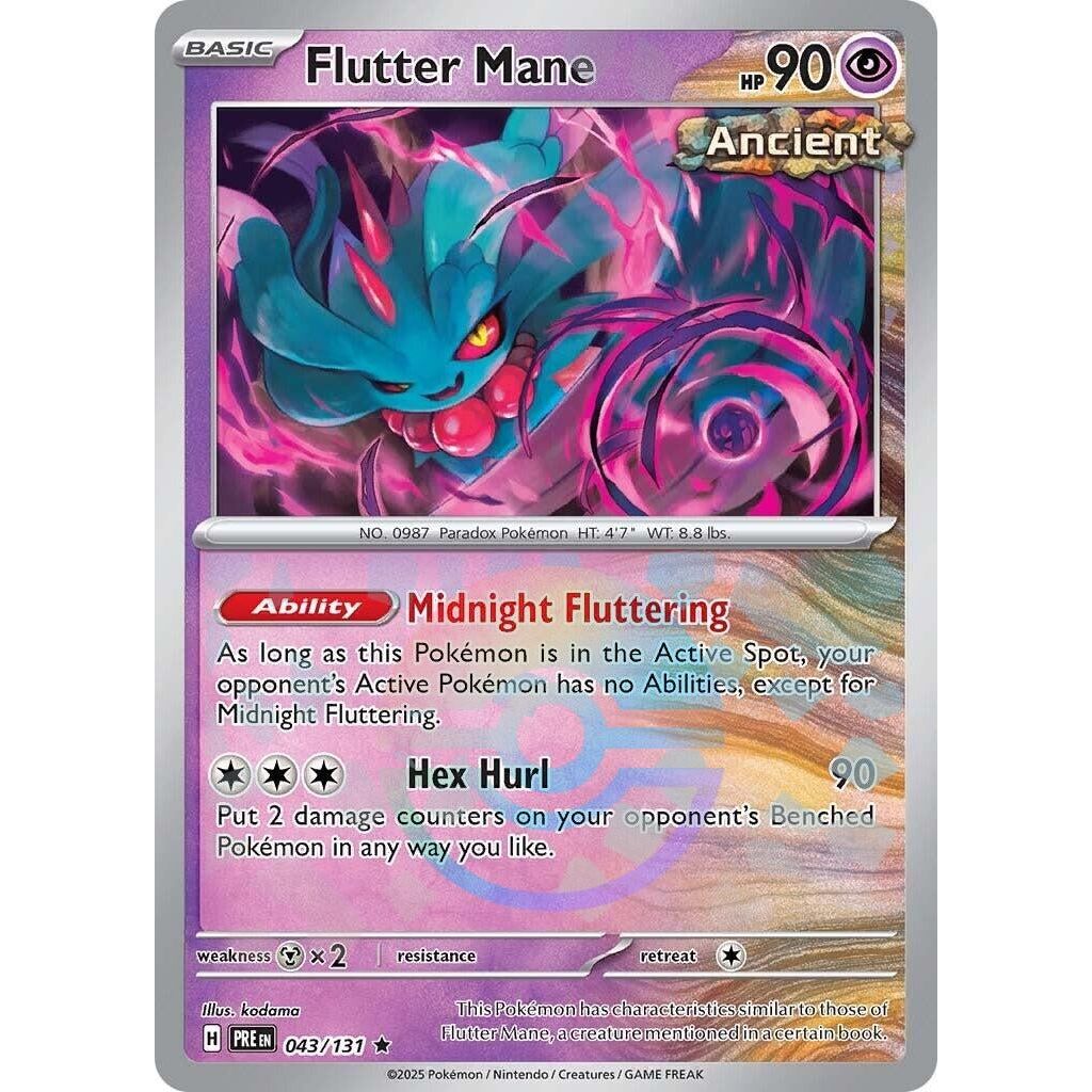 Image for Flutter Mane (Poke Ball Pattern) (043/131) (PRE) - Pokemon