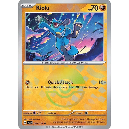 Image for Riolu (Poke Ball Pattern) (050/131) (PRE) - Pokemon