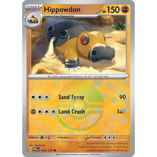 Image for Hippowdon (Poke Ball Pattern) (053/131) (PRE) - Pokemon