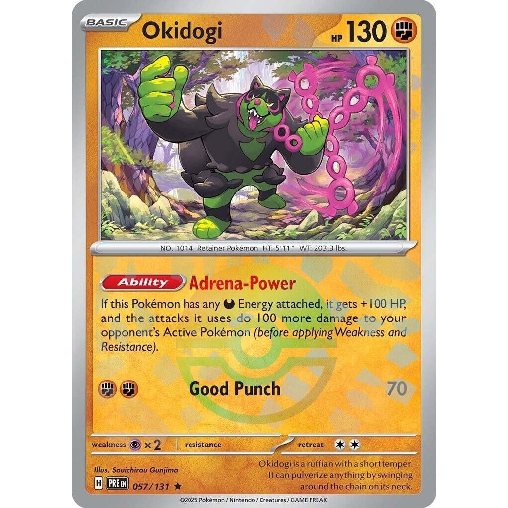 Image for Okidogi (Poke Ball Pattern) (057/131) (PRE) - Pokemon