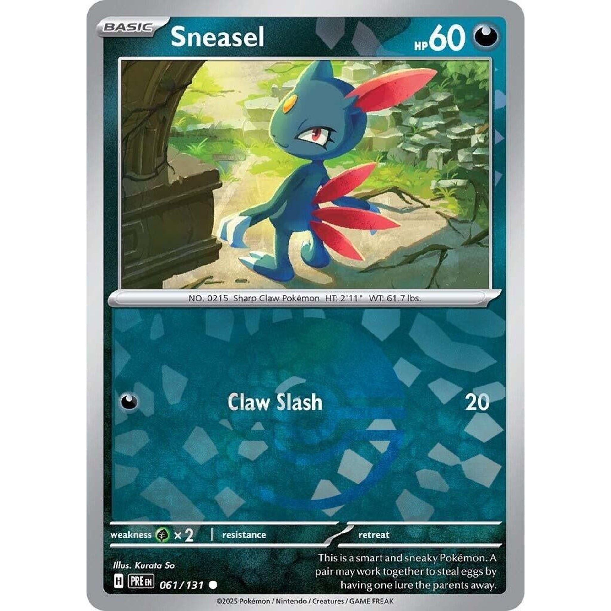 Image for Sneasel (Poke Ball Pattern) (061/131) (PRE) - Pokemon