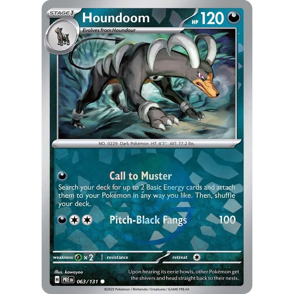 Image for Houndoom (Poke Ball Pattern) (063/131) (PRE) - Pokemon