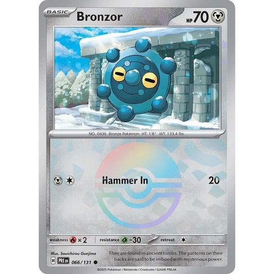 Image for Bronzor (Poke Ball Pattern) (066/131) (PRE) - Pokemon