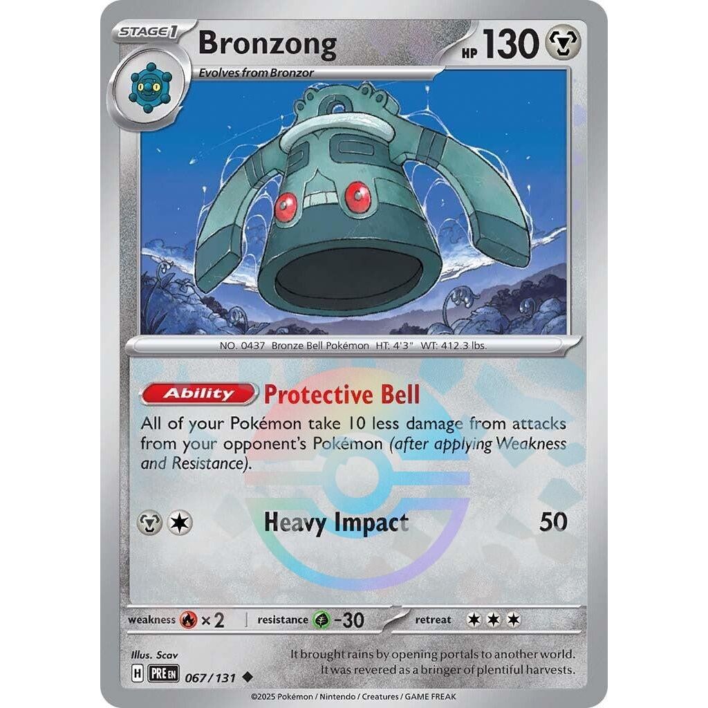 Image for Bronzong (Poke Ball Pattern) (067/131) (PRE) - Pokemon