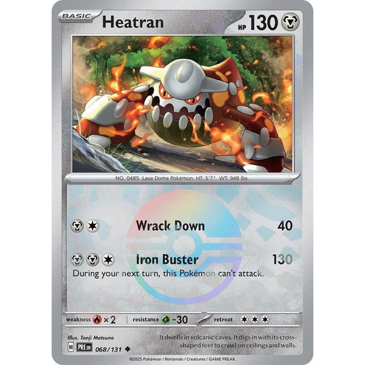 Image for Heatran (Poke Ball Pattern) (068/131) (PRE) - Pokemon