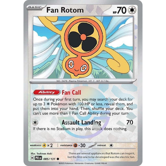 Image for Fan Rotom (Poke Ball Pattern) (085/131) (PRE) - Pokemon