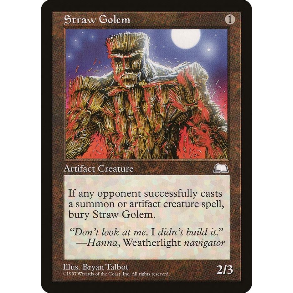 Image for Straw Golem (WTH) - Magic: The Gathering