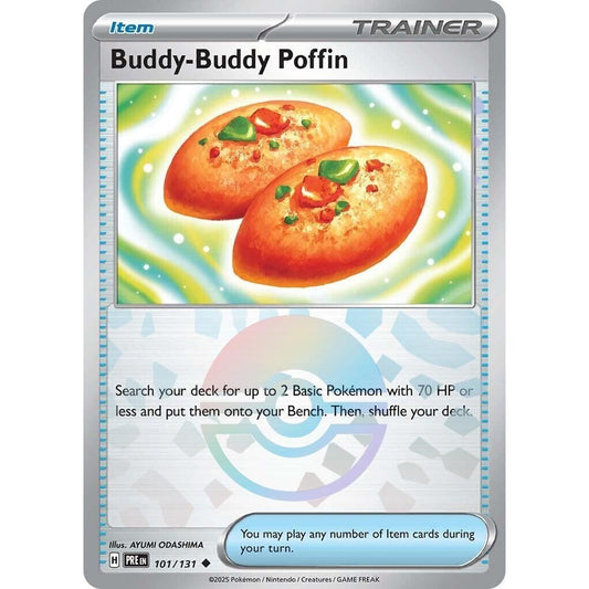 Image for Buddy-Buddy Poffin (Poke Ball Pattern) (101/131) (PRE) - Pokemon