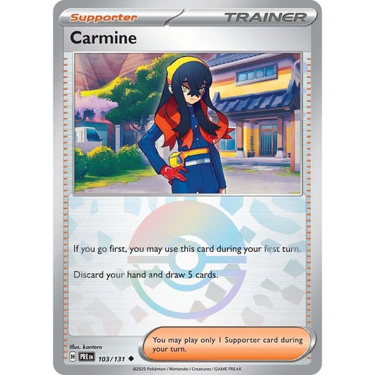 Image for Carmine (Poke Ball Pattern) (103/131) (PRE) - Pokemon