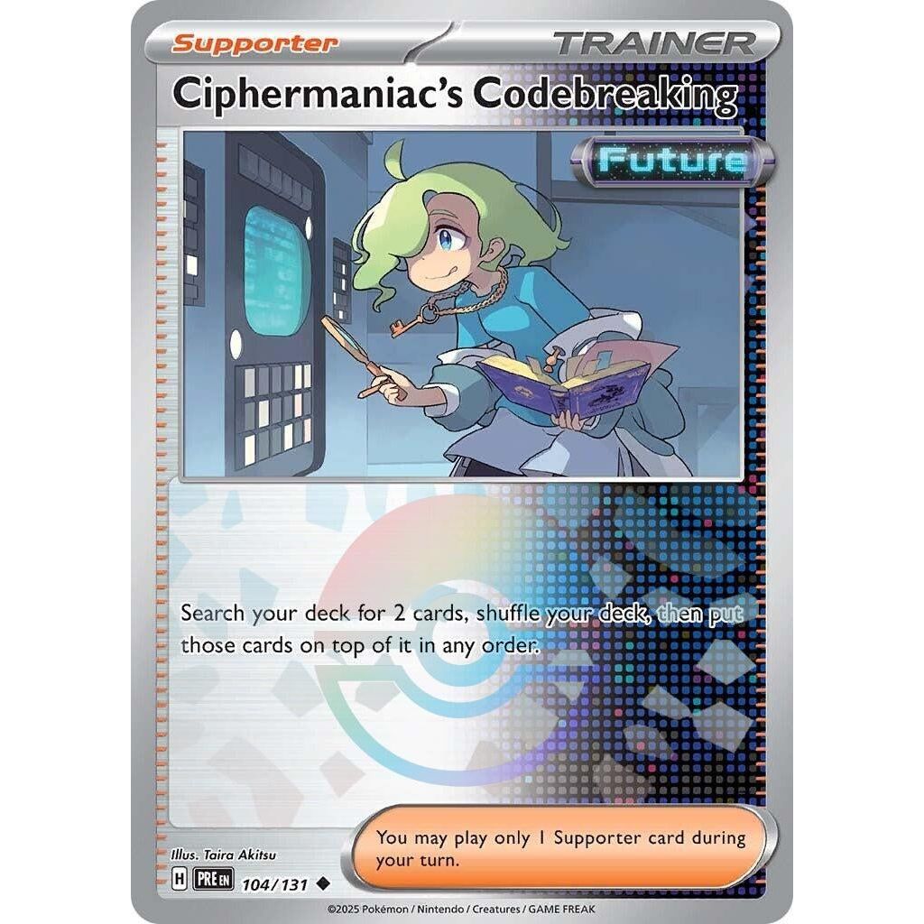 Image for Ciphermaniac's Codebreaking (Poke Ball Pattern) (104/131) (PRE) - Pokemon