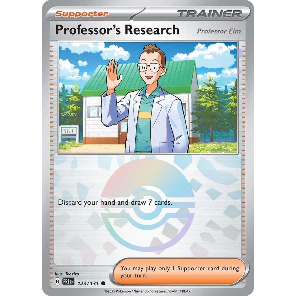 Image for Professor's Research [Professor Elm] (Poke Ball Pattern) (123/131) (PRE) - Pokemon