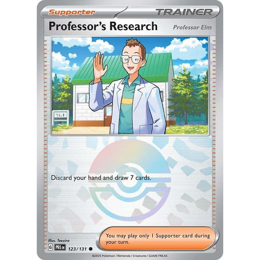 Image for Professor's Research [Professor Elm] (Poke Ball Pattern) (123/131) (PRE) - Pokemon