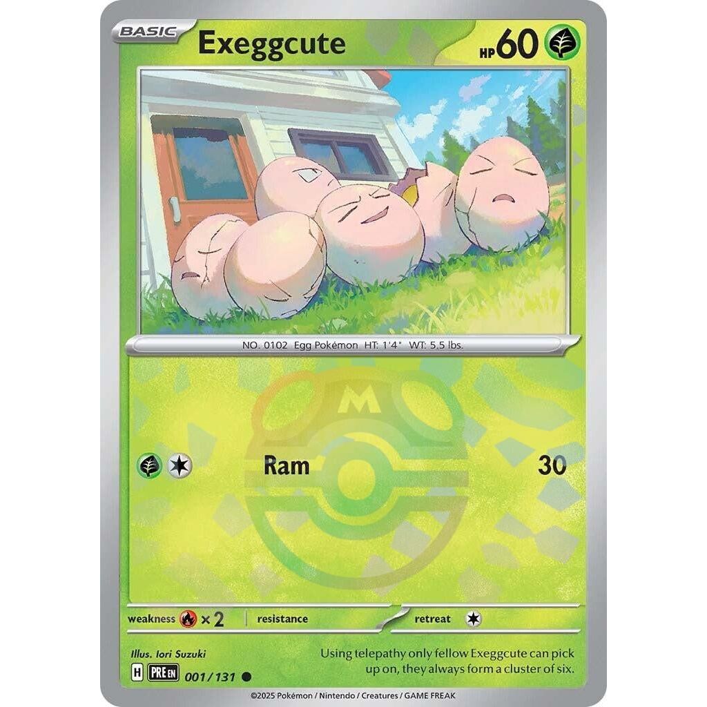 Image for Exeggcute (Master Ball Pattern) (001/131) (PRE) - Pokemon