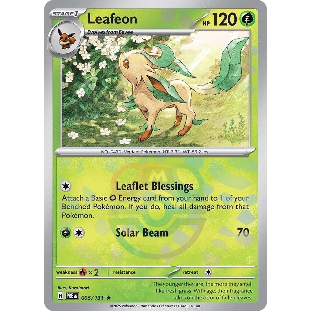Image for Leafeon (Master Ball Pattern) (005/131) (PRE) - Pokemon