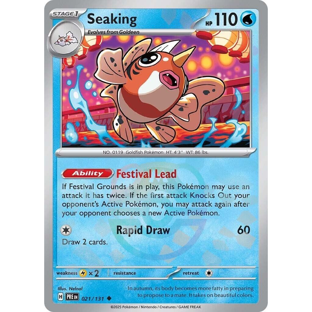 Image for Seaking (Master Ball Pattern) (021/131) (PRE) - Pokemon