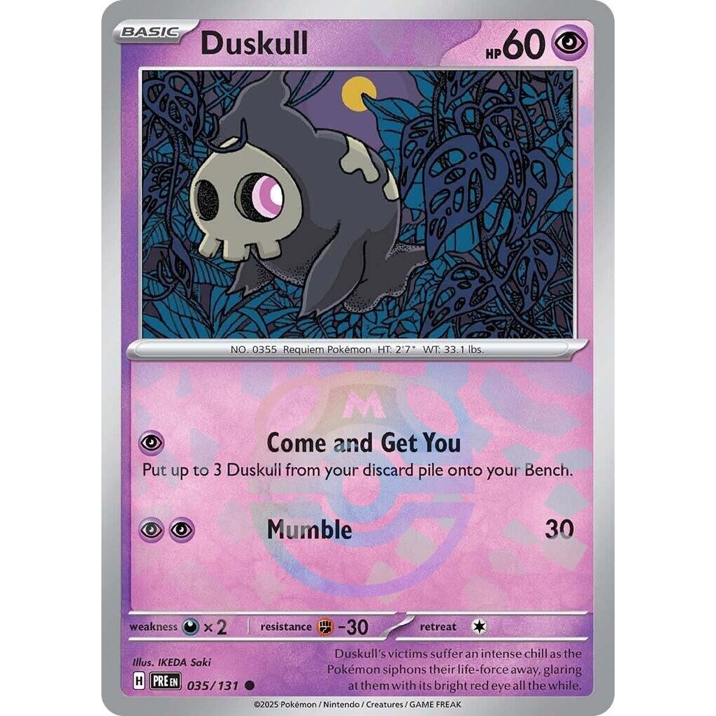 Image for Duskull (Master Ball Pattern) (035/131) (PRE) - Pokemon