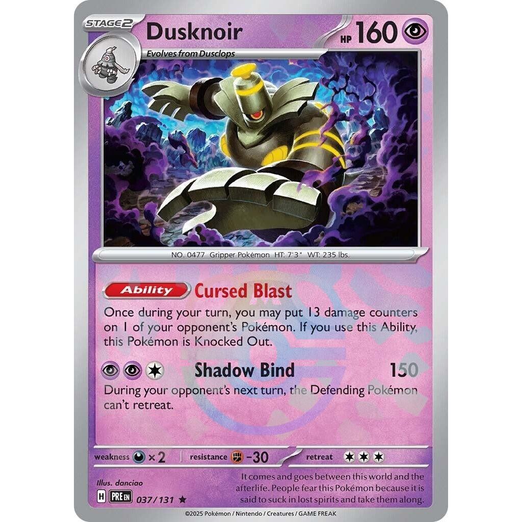 Image for Dusknoir (Master Ball Pattern) (037/131) (PRE) - Pokemon