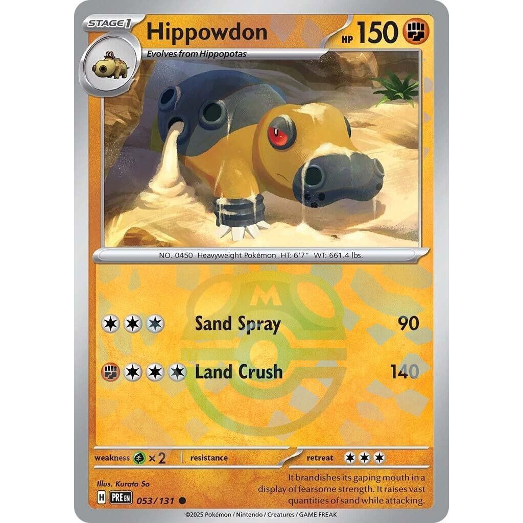 Image for Hippowdon (Master Ball Pattern) (053/131) (PRE) - Pokemon