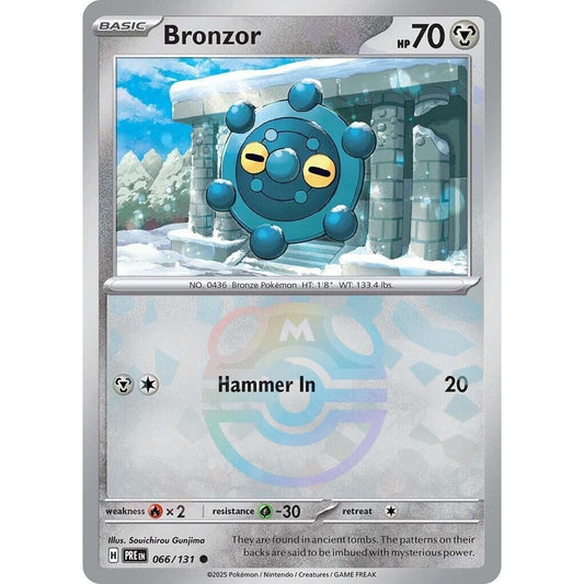 Image for Bronzor (Master Ball Pattern) (066/131) (PRE) - Pokemon