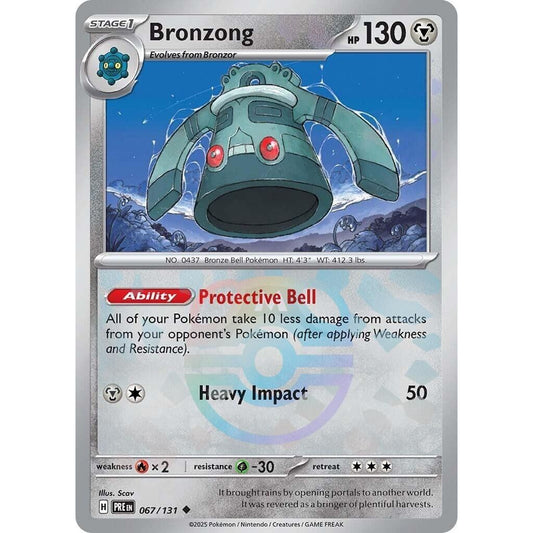 Image for Bronzong (Master Ball Pattern) (067/131) (PRE) - Pokemon