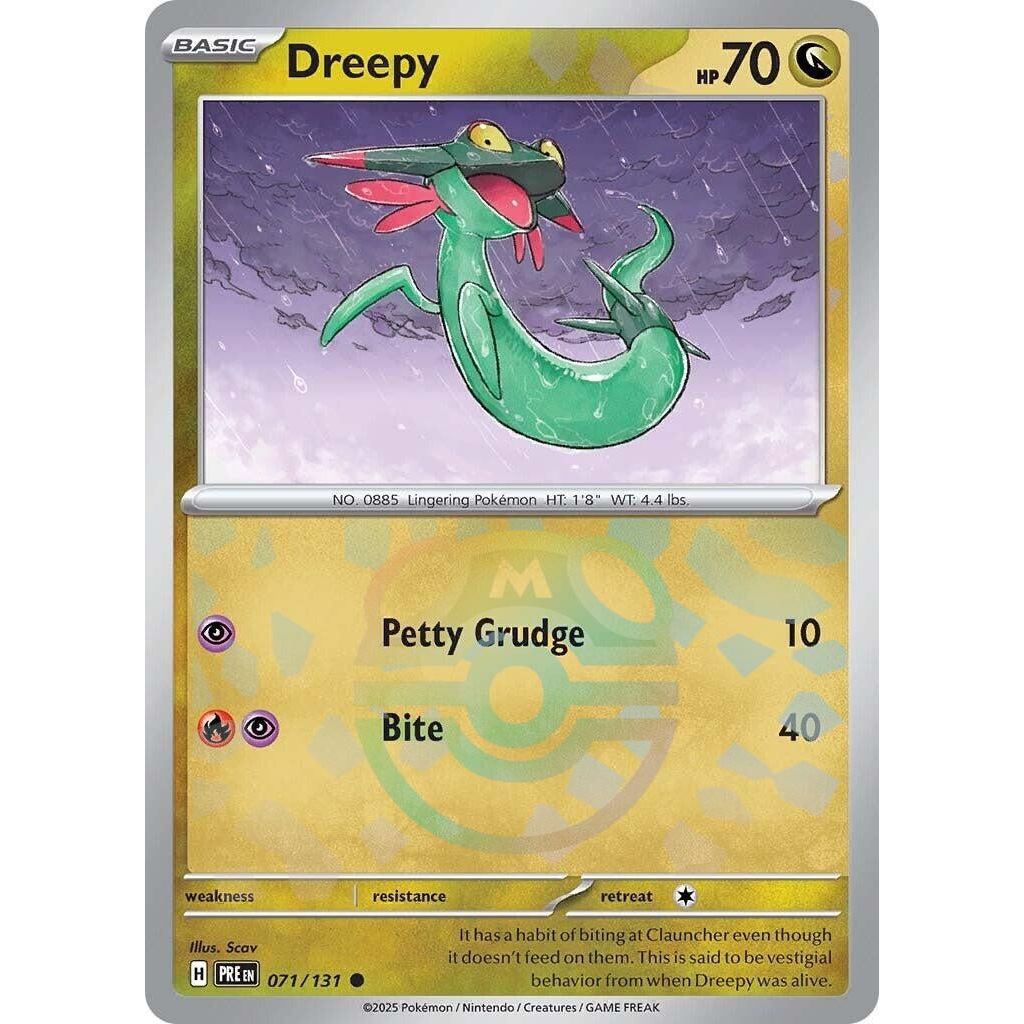 Image for Dreepy (Master Ball Pattern) (071/131) (PRE) - Pokemon