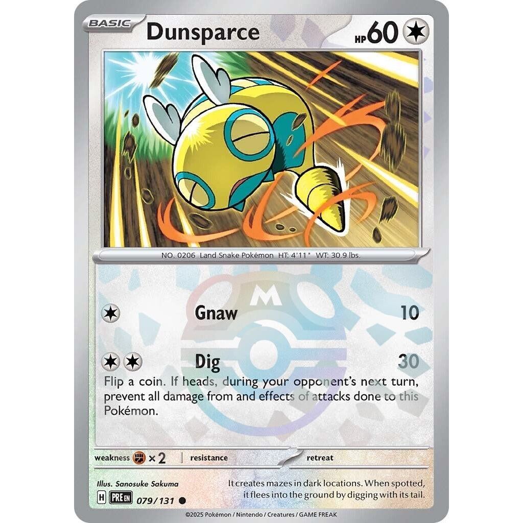 Image for Dunsparce (Master Ball Pattern) (079/131) (PRE) - Pokemon