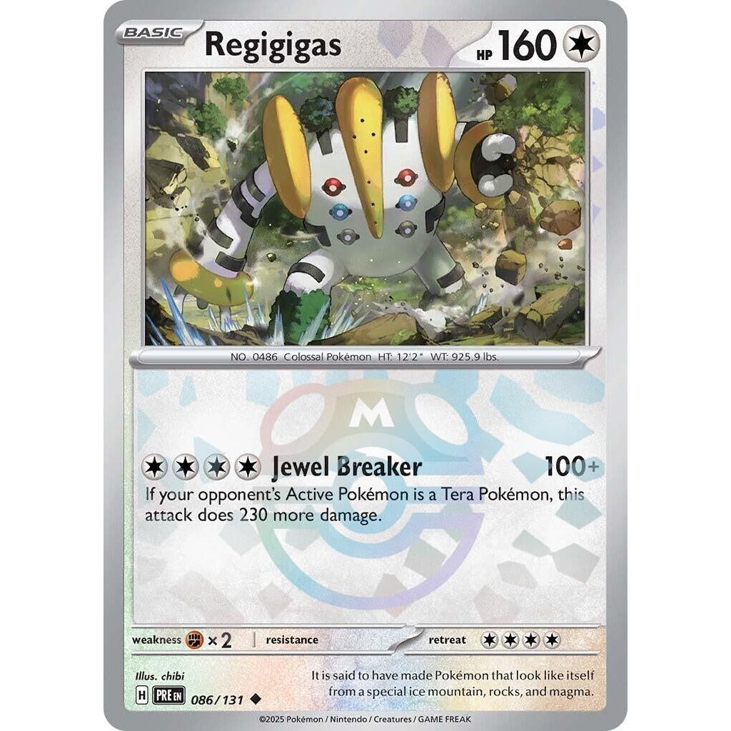 Image for Regigigas (Master Ball Pattern) (086/131) (PRE) - Pokemon