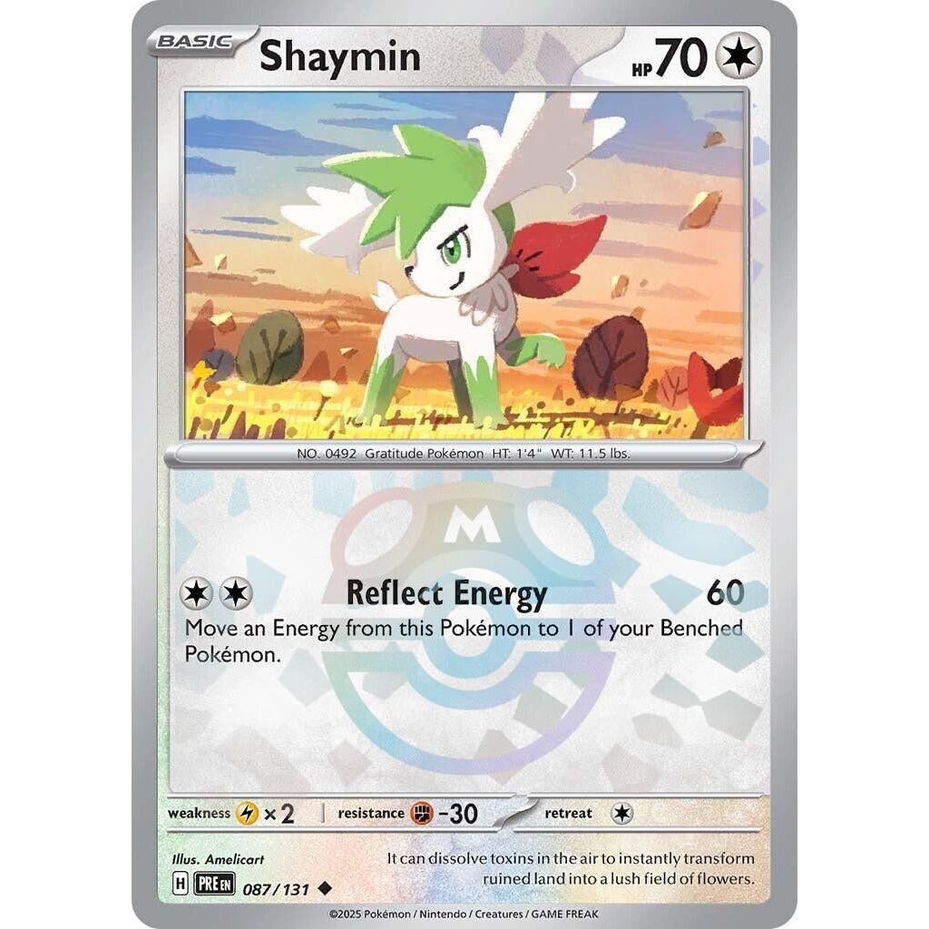 Image for Shaymin (Master Ball Pattern) (087/131) (PRE) - Pokemon