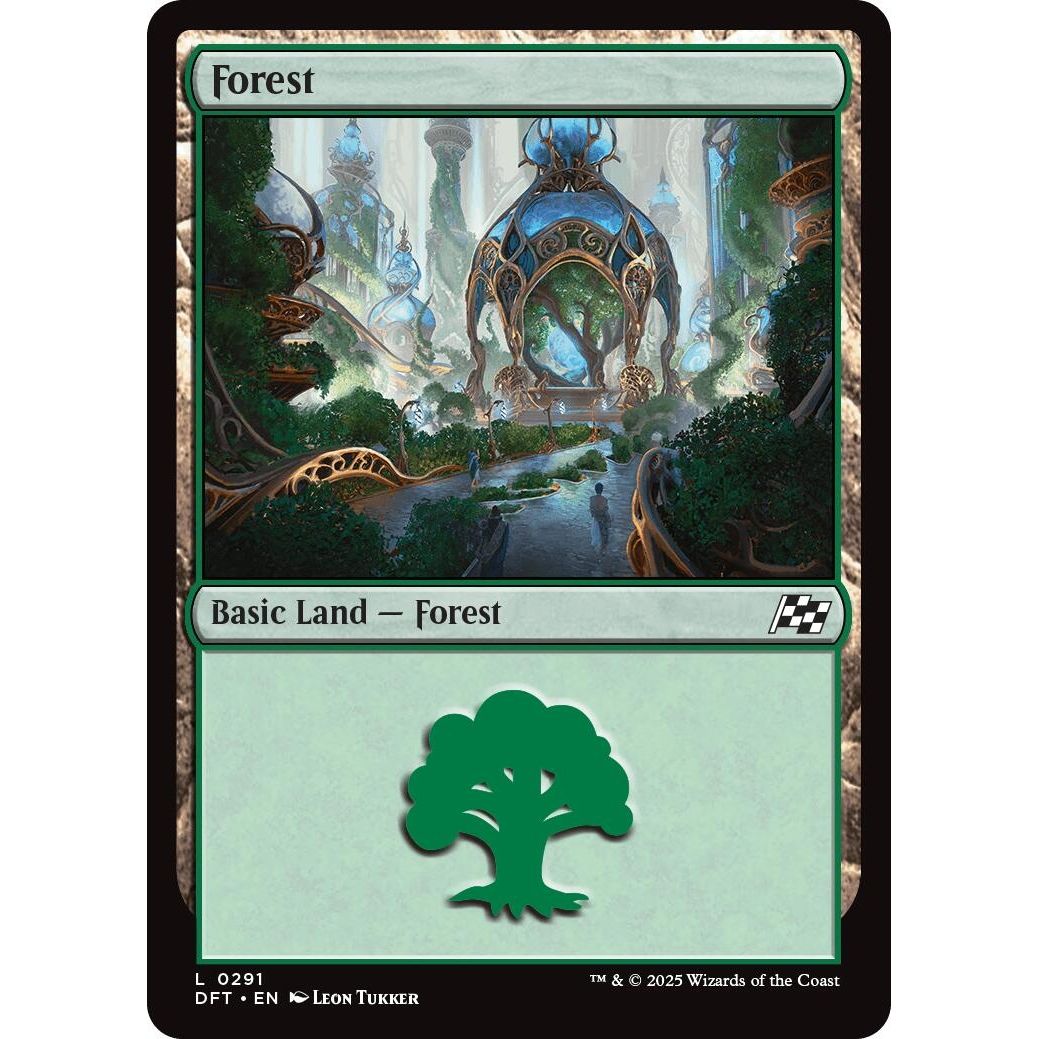 Image for Forest (0291) (291) (DFT) - Magic: The Gathering