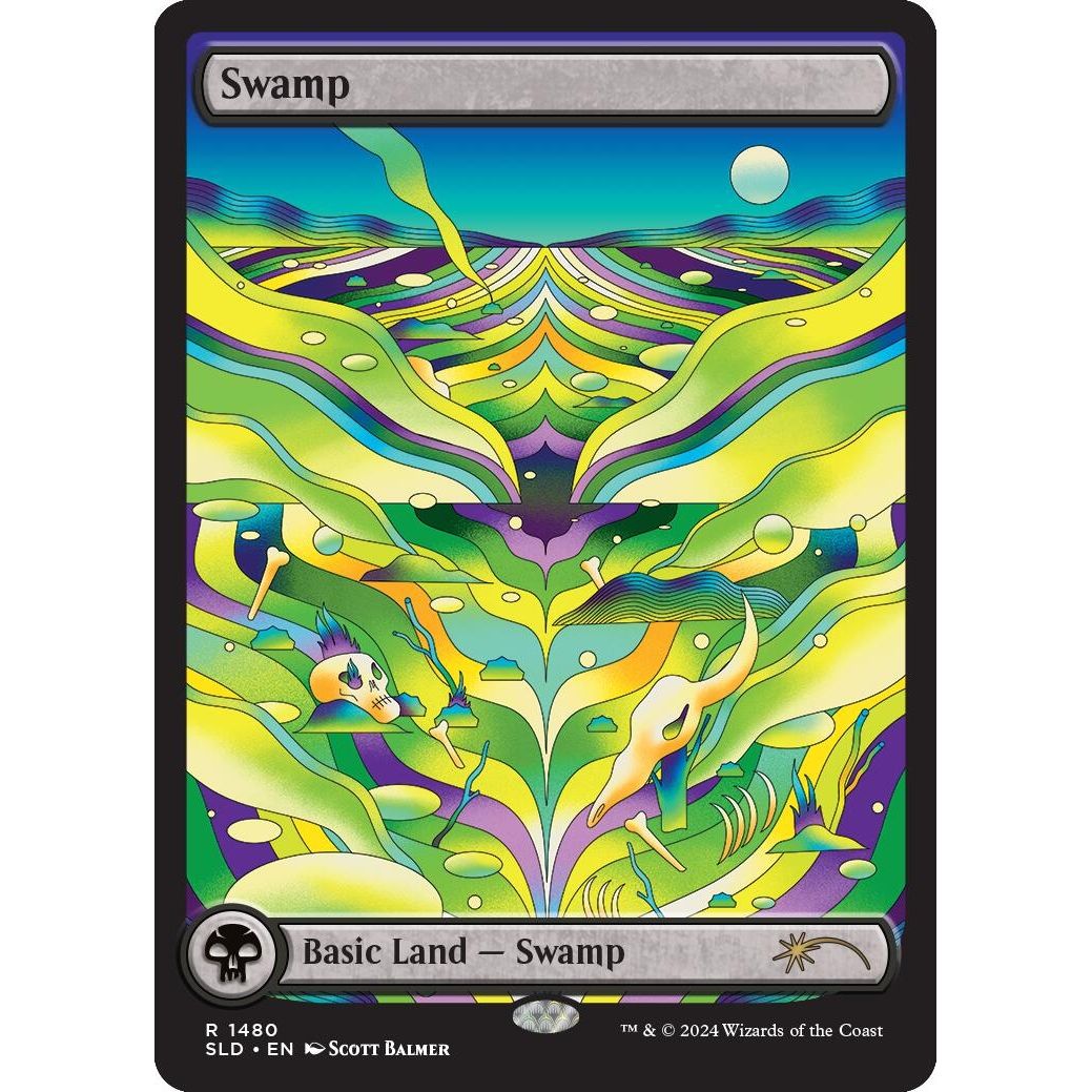 Image for Swamp (1480) (1480) (SLD) - Magic: The Gathering