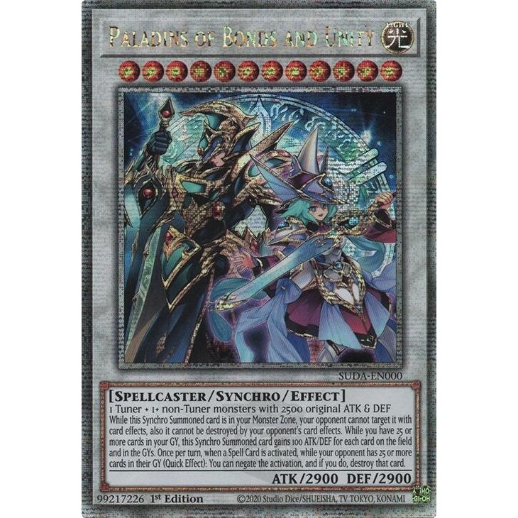 Image for Paladins of Bonds and Unity (SUDA-EN000) (SUDA) - YuGiOh