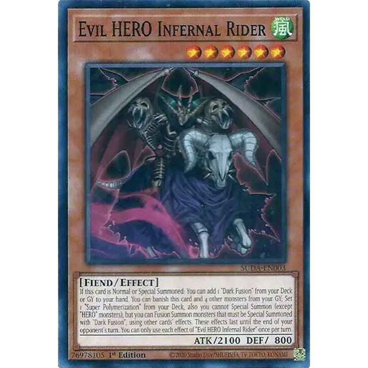 Image for Evil HERO Infernal Rider (SUDA-EN003) (SUDA) - YuGiOh