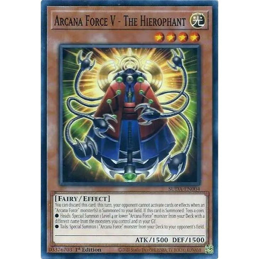 Image for Arcana Force V - The Hierophant (SUDA-EN004) (SUDA) - YuGiOh