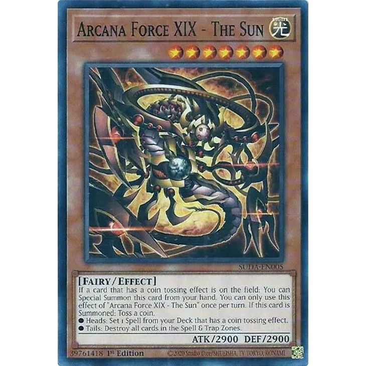 Image for Arcana Force XIX - The Sun (SUDA-EN005) (SUDA) - YuGiOh