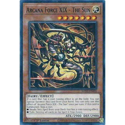Image for Arcana Force XIX - The Sun (SUDA-EN005) (SUDA) - YuGiOh