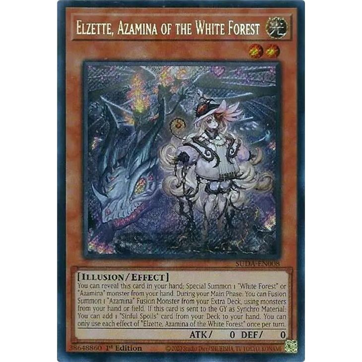 Image for Elzette, Azamina of the White Forest (SUDA-EN008) (SUDA) - YuGiOh