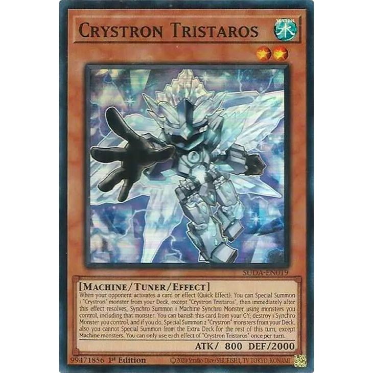 Image for Crystron Tristaros (SUDA-EN019) (SUDA) - YuGiOh