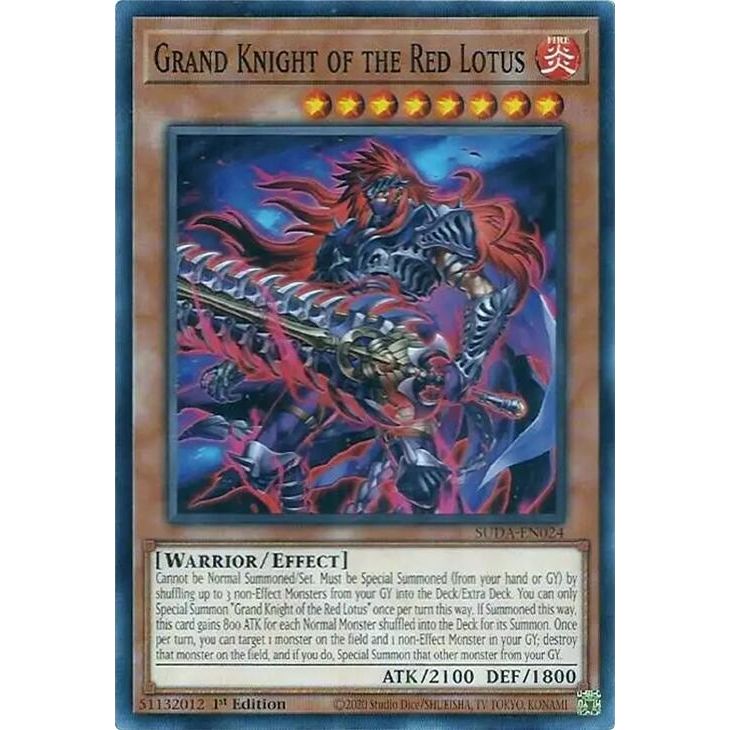 Image for Grand Knight of the Red Lotus (SUDA-EN024) (SUDA) - YuGiOh