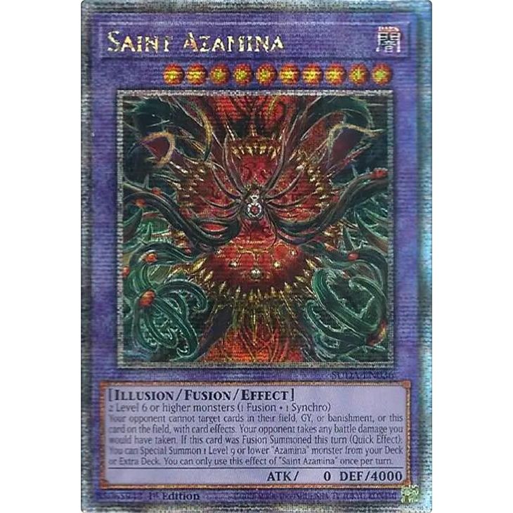 Image for Saint Azamina (Quarter Century Secret Rare) (SUDA-EN036) (SUDA) - YuGiOh