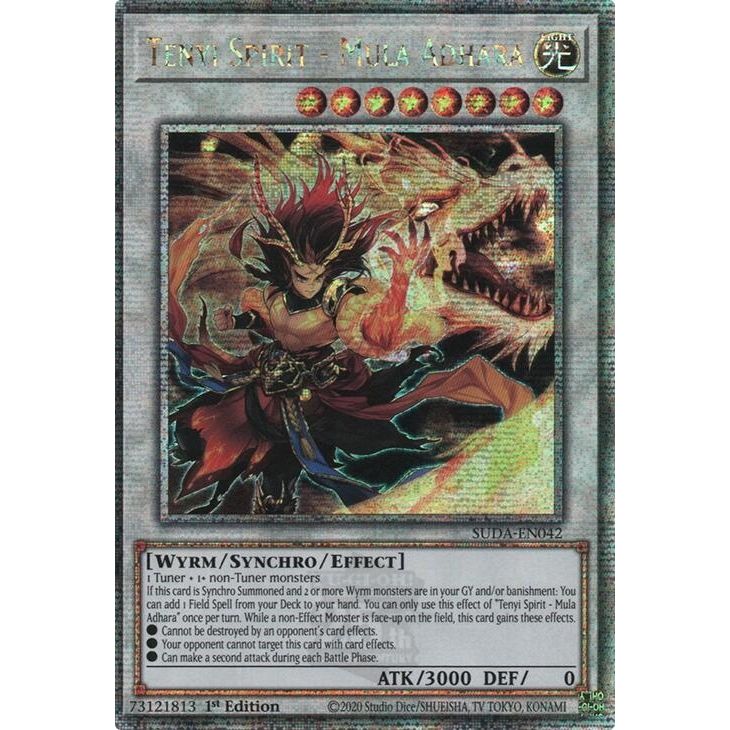 Image for Tenyi Spirit - Mula Adhara (Quarter Century Secret Rare) (SUDA-EN042) (SUDA) - YuGiOh