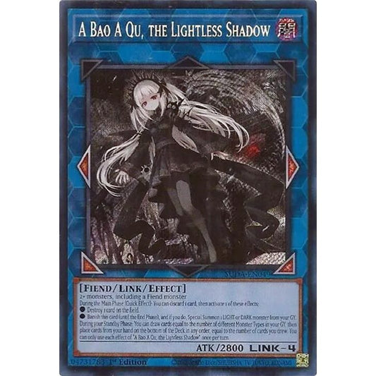 Image for A Bao A Qu, the Lightless Shadow (SUDA-EN049) (SUDA) - YuGiOh