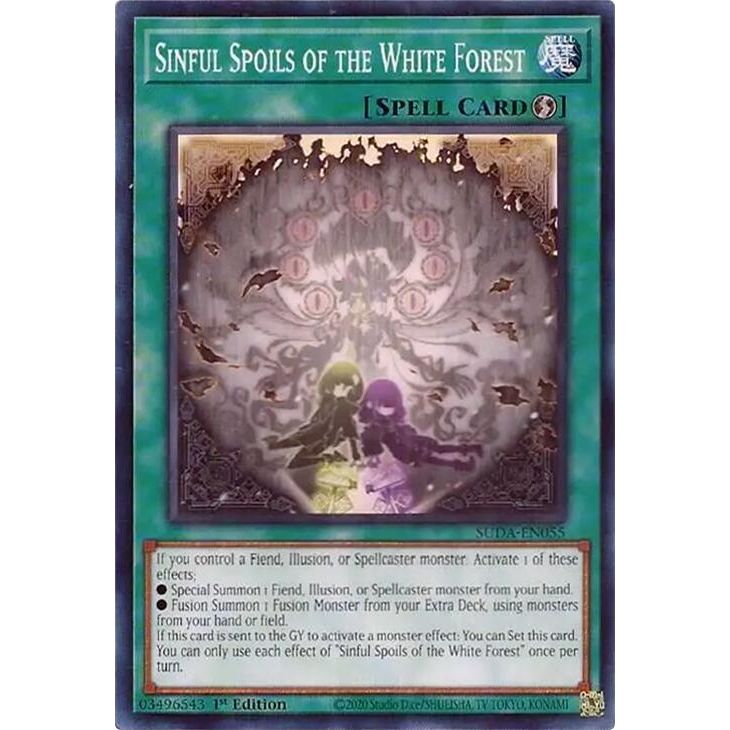 Image for Sinful Spoils of the White Forest (SUDA-EN055) (SUDA) - YuGiOh