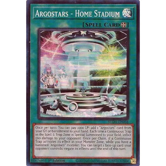 Image for Argostars - Home Stadium (SUDA-EN058) (SUDA) - YuGiOh