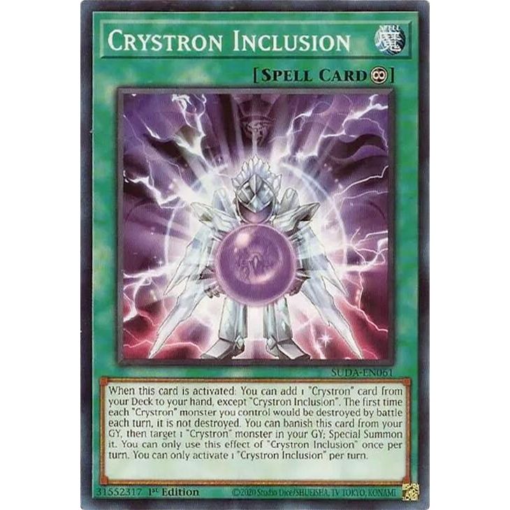 Image for Crystron Inclusion (SUDA-EN061) (SUDA) - YuGiOh