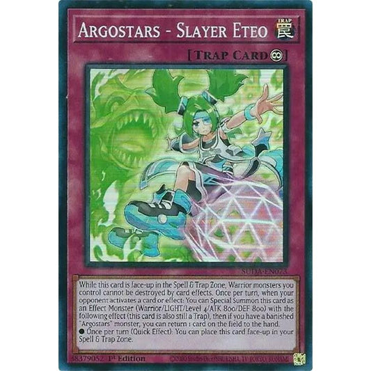 Image for Argostars - Slayer Eteo (SUDA-EN073) (SUDA) - YuGiOh