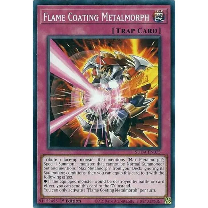 Image for Flame Coating Metalmorph (SUDA-EN075) (SUDA) - YuGiOh