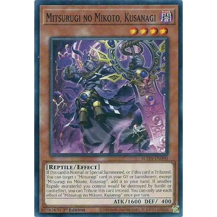 Image for Mitsurugi no Mikoto, Kusanagi (SUDA-EN090) (SUDA) - YuGiOh